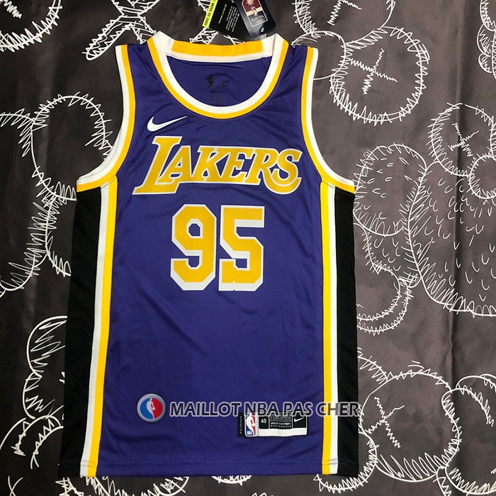 Maillot Los Angeles Lakers Juan Toscano-Anderson NO 95 Statement 2020-21 Volet